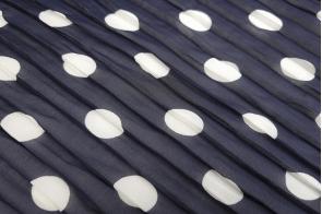 Gasa Plisada Nt Lunares Marino 2