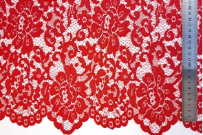 Encaje Dore Flor Rojo 2