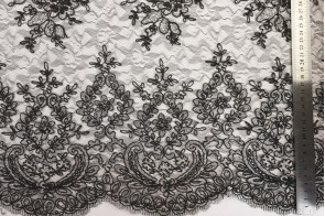 Encaje Valor Flores Gris 2