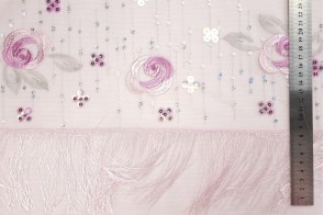 Tul Bordado Flecos 2