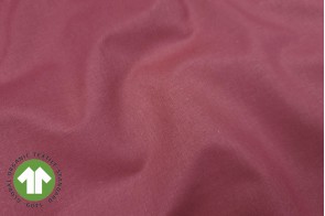 Algodón Orgánico Liso Old Rose