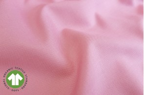 Algodón Orgánico Liso Rosa