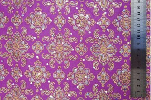 Georgette Brillo Flores Morado 2
