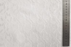 Encaje Blonda Flores Blanco 2