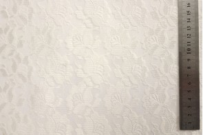 Encaje Blonda Flores Crudo 2