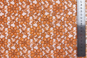 Encaje Elvis Flores Naranja 2