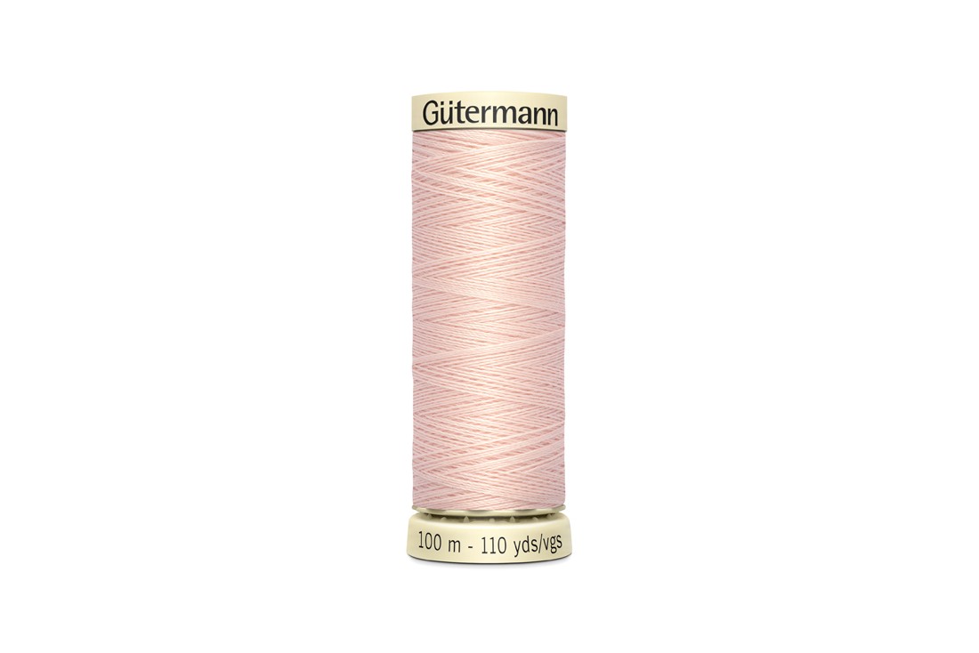 Hilo Gutermann Coselotodo para Costura a Mano y Máquina de coser, Color  Rosa Claro, con 100 mts. Poliéster, caja con 6 carretes del mismo color